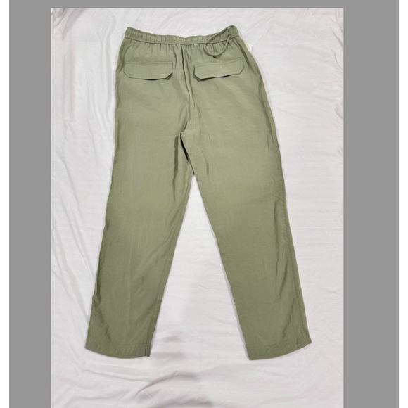 Women's Zara Green Drawstring Trousers Size XS - Picture 3 of 4